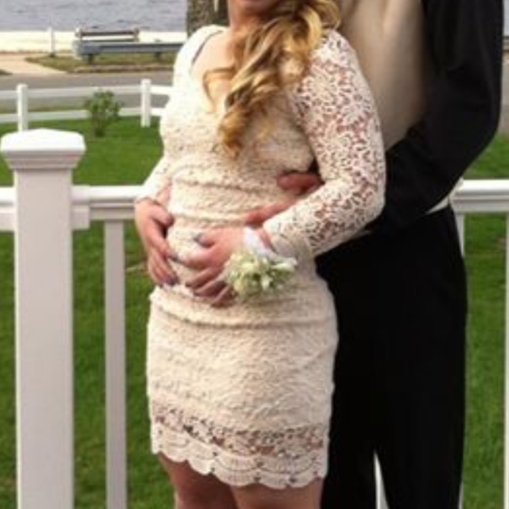 Beautiful cream lace dress